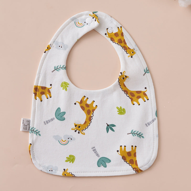 Bébés Pure coton U-forme Bib imperméable Bébé Bib