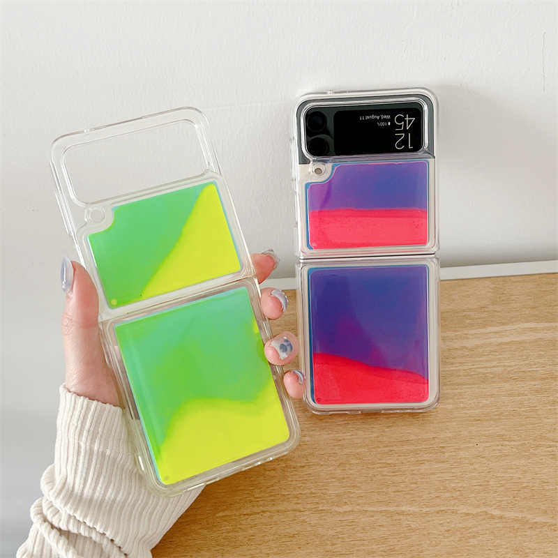 Lumineux Quicksand Zflip6 Housse de protection en silicone