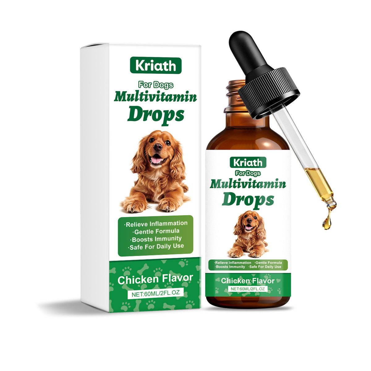 Les gouttes de multivitamine pour les chiens