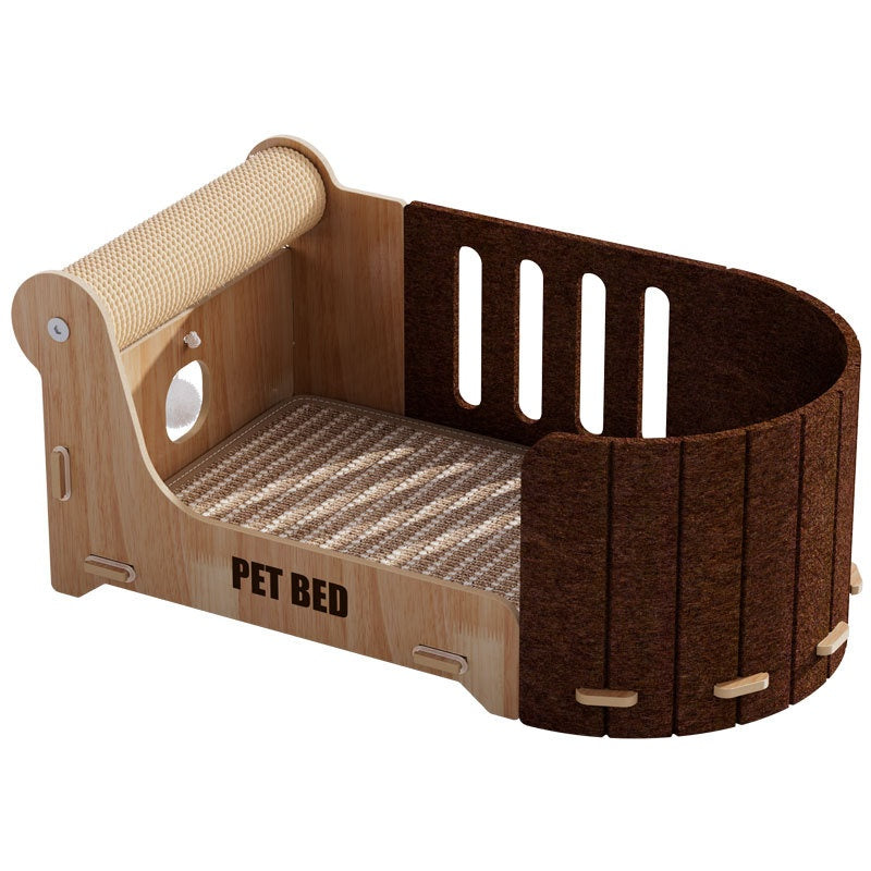 Sisal Scratching Post and Louncer Autonome Tout-en-un