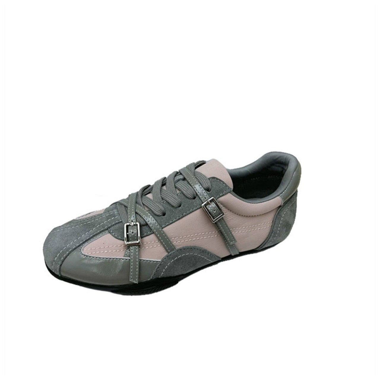 2026 New Retro German Trainers For Women, Genuine Leather Breathable Versatile Flat Sports Casual Shoes, Korean Style Ladies Flats