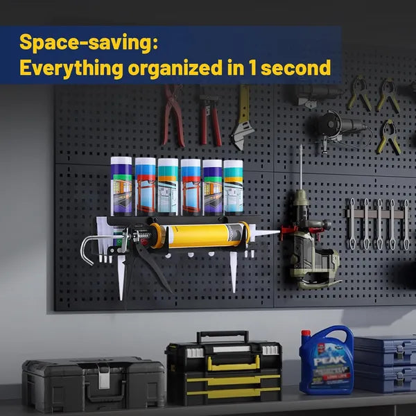 Silicone gun rack