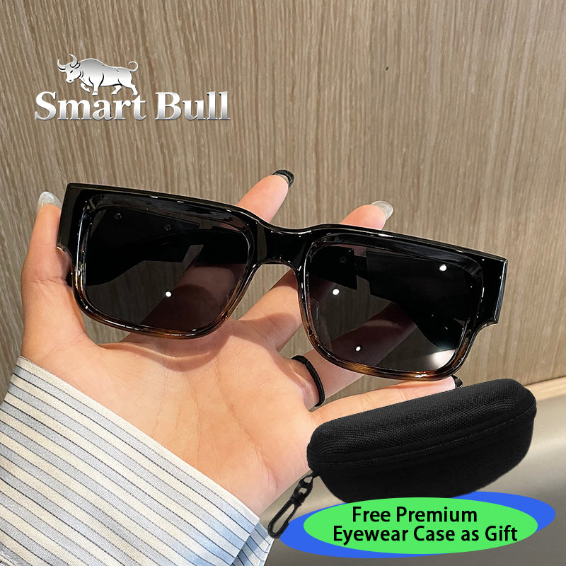 Lunettes de soleil retro à cadre épais pour hommes et femmes. Cette élégante lunettes