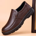 Chaussures Casual d'affaires en cuir véritable pour hommes