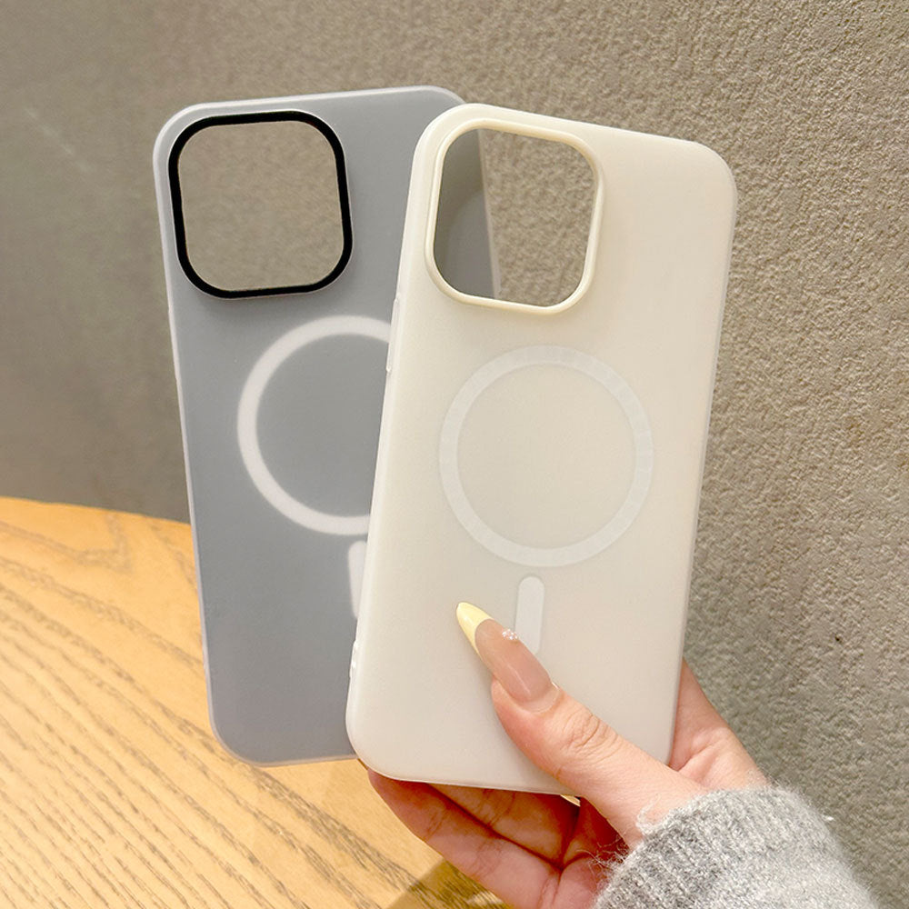 Fashion Personnalité Double couche boîtier de téléphone magnétique