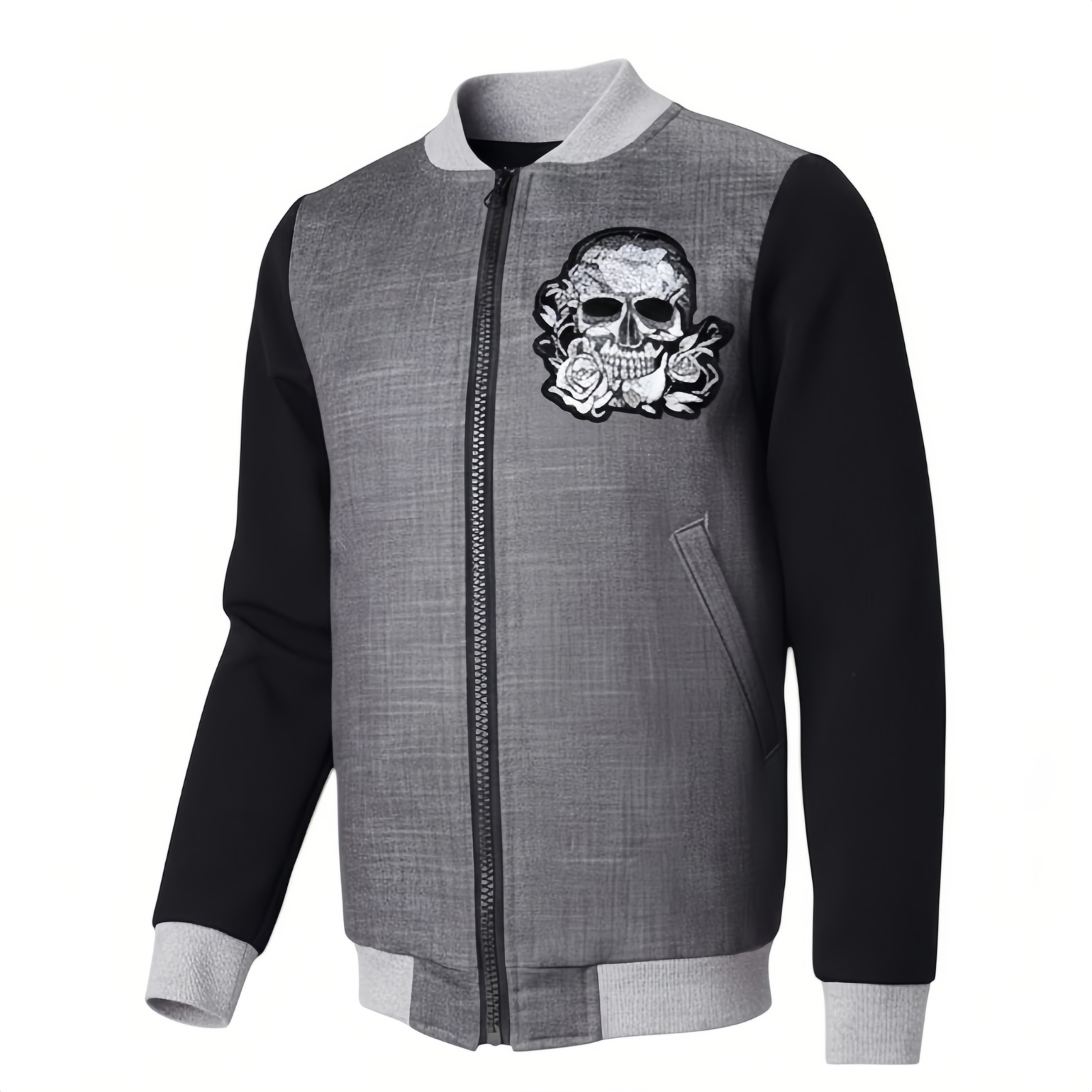 Garçons Veste en coton Zip Up Enfants Casual Coat Printemps Automne Tout-petit 3-7Y