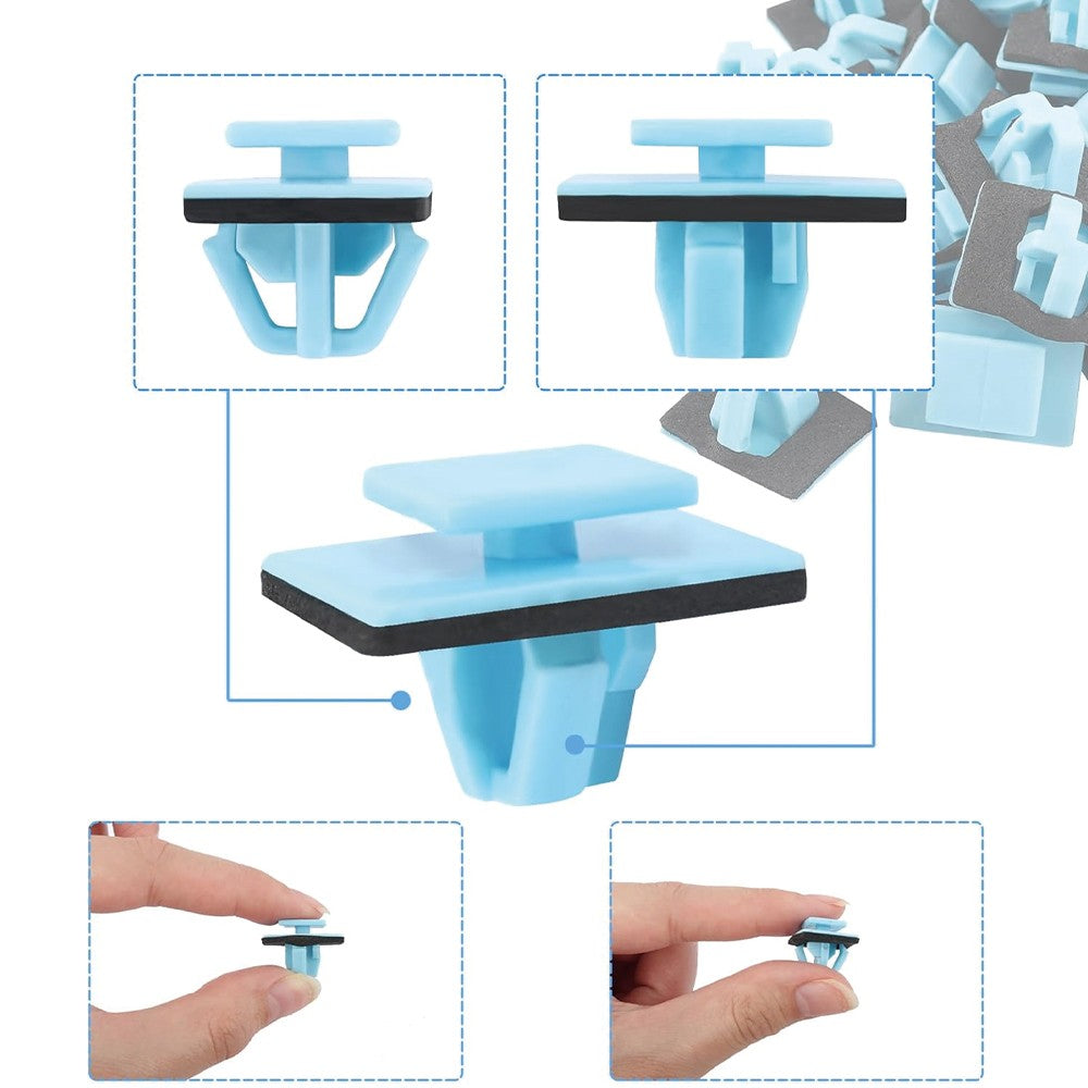 50pcs Pour Hyundai Santa KIA Side Moulding Clips de bande de porte 877561F000