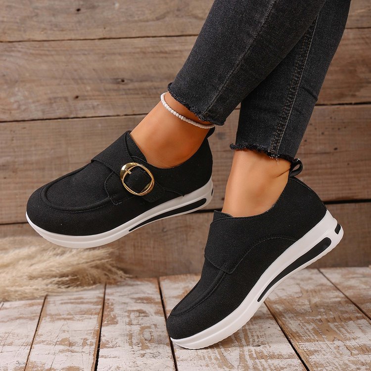 Chaussures Femmes Casual Slip-on Solid-colored