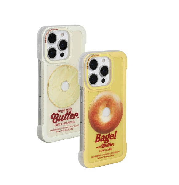 Cas Creative Donut Cartoon Imprimé Silicone Téléphone