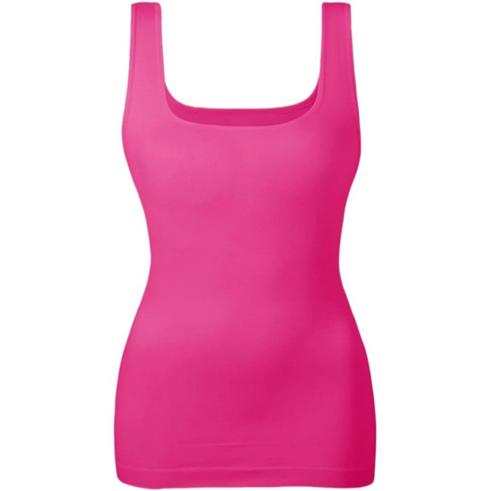 Tummy Control Femme Formewear Tank Tops Seamless Square Neck Compression Tops Slimming B
