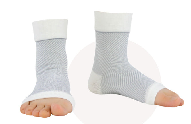 Soutien à la cheville Yoga élastique Danse Sports Pression Manches Chaussures de pression