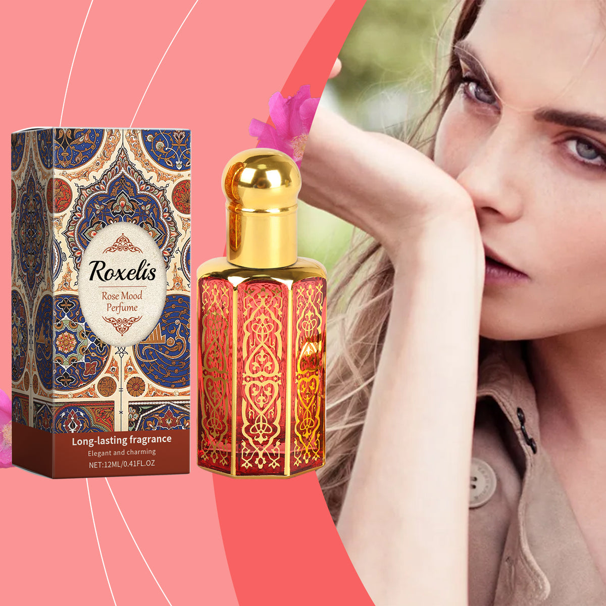 Rouleaux arabes sur l'huile de parfum