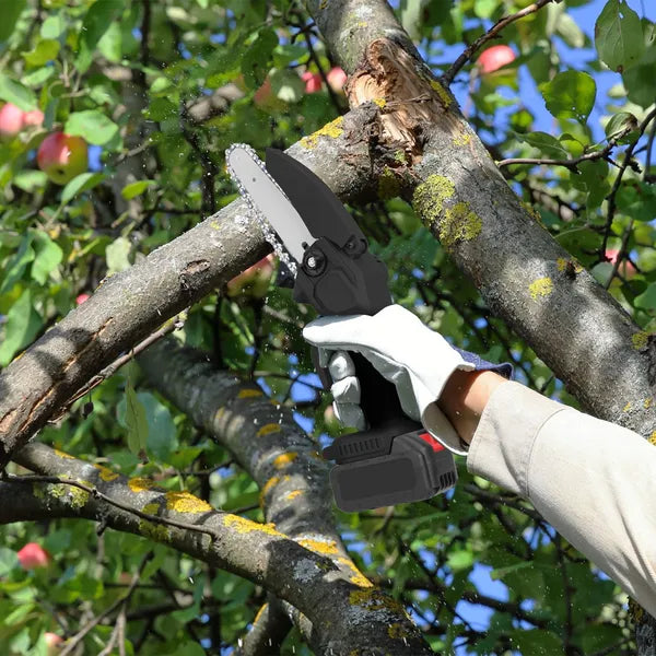 Mini Chainsaw électrique Portable Cordless Petite Chaîne Saw Batterie alimentée