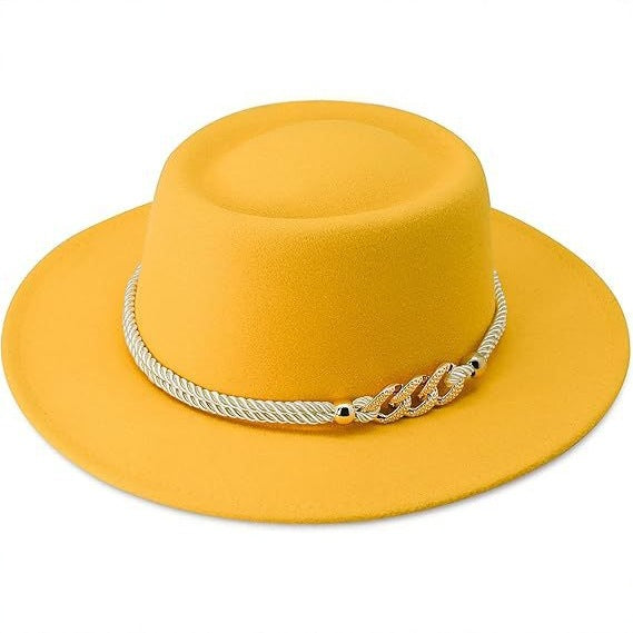 Chapeau haut vintage pour hommes et femmes en laine douce avec un dôme rond