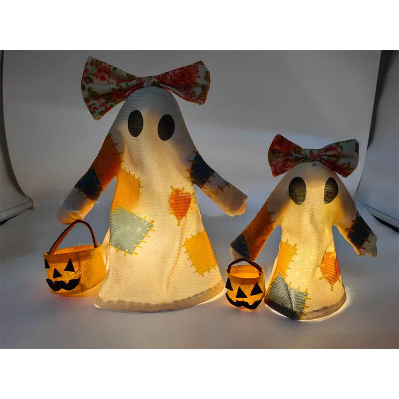 Patchwork Ghost Décoration d'Halloween