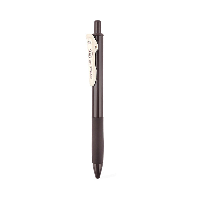 Rétro couleur Gel stylo ensemble de papeterie étudiante