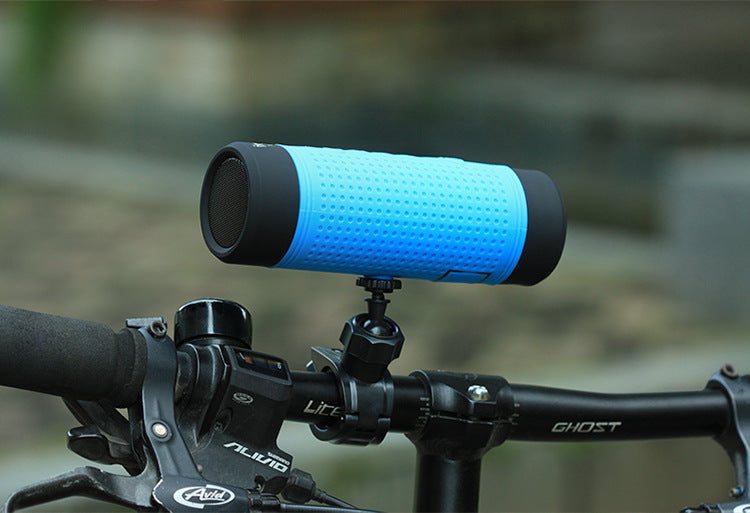 Mini vélo en plein air Bluetooth haut-parleur carte Radio lampe de poche Stereo mains libre Appel Loudspe