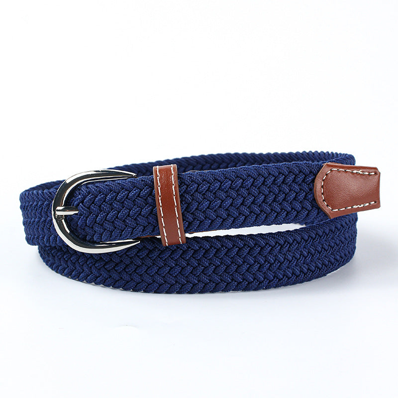 Toile étudiante jeune ceinture élastique tressée