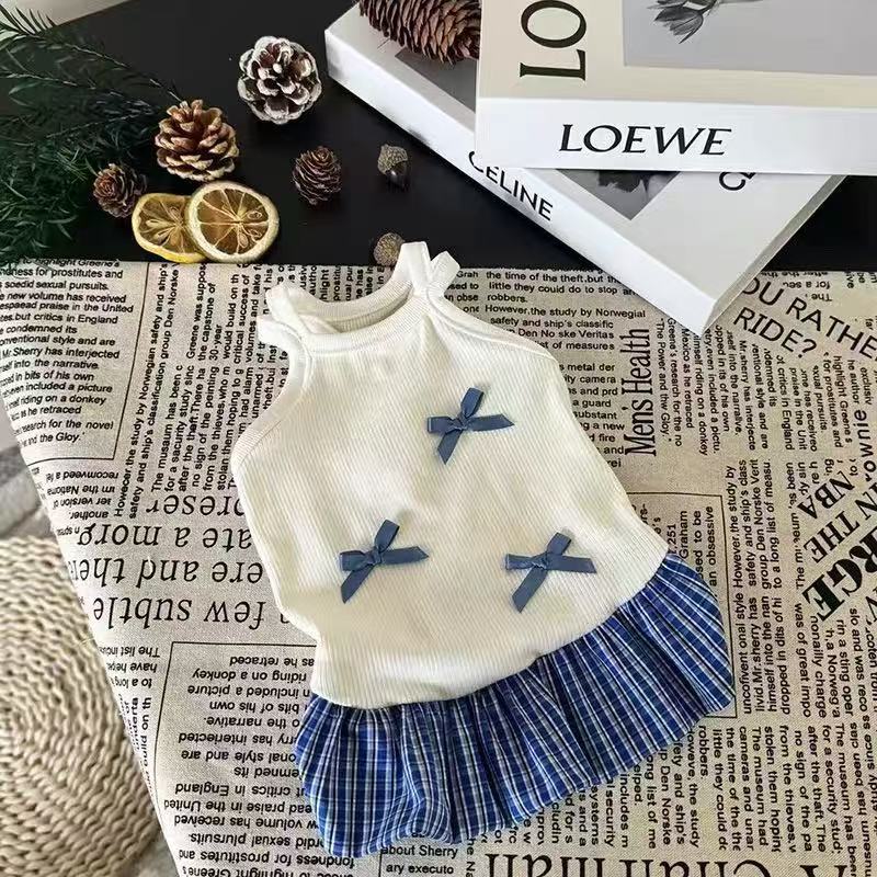 Robe de Veste de style préppy pour chats et chiens