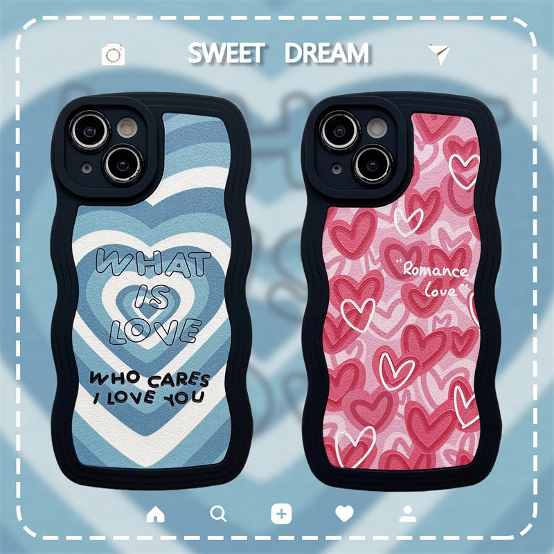 Beau Love Mobile Phone Wave Soft étui de protection