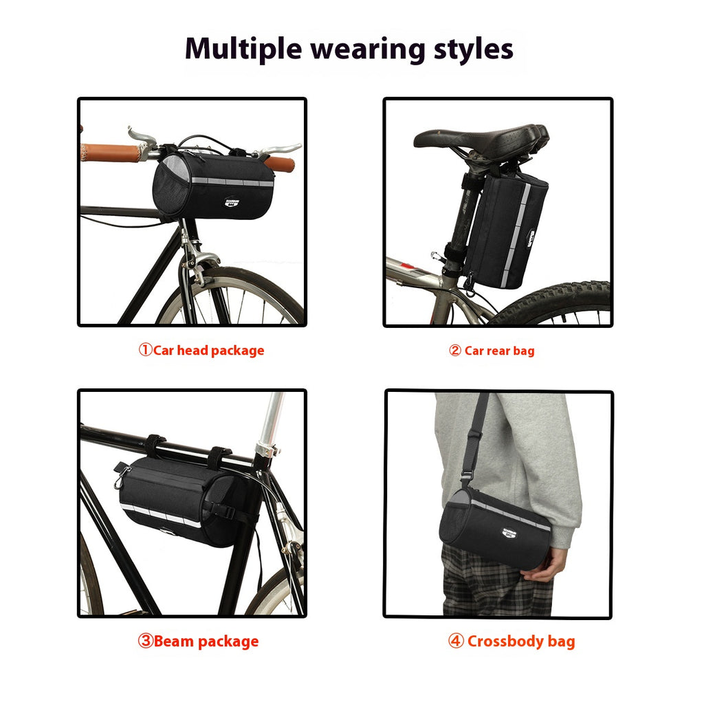 Grande capacité pliant avant Beam Mountain Bike Pannier Sac Accessoires Cyclisme