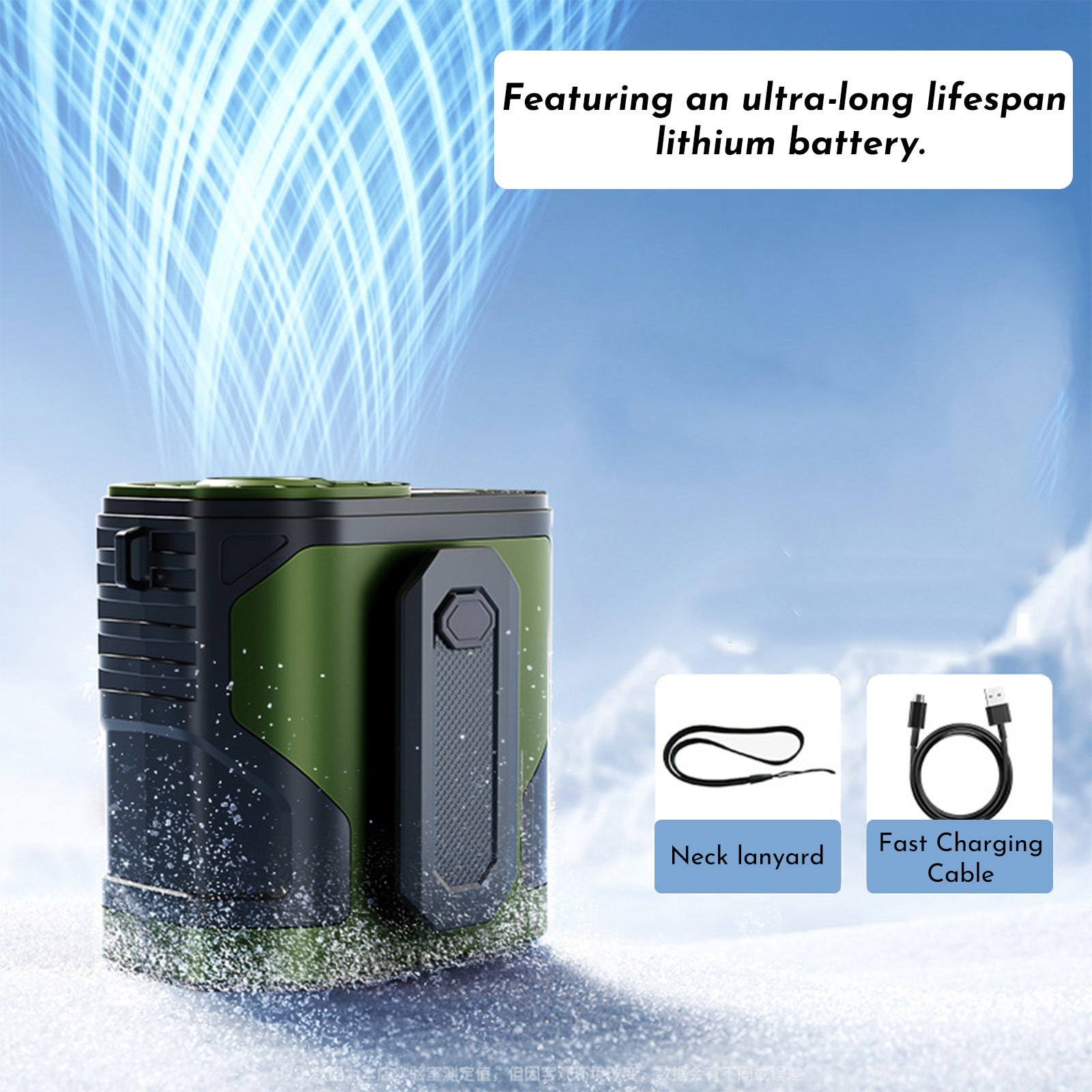 Mini ventilateur rechargeable portable