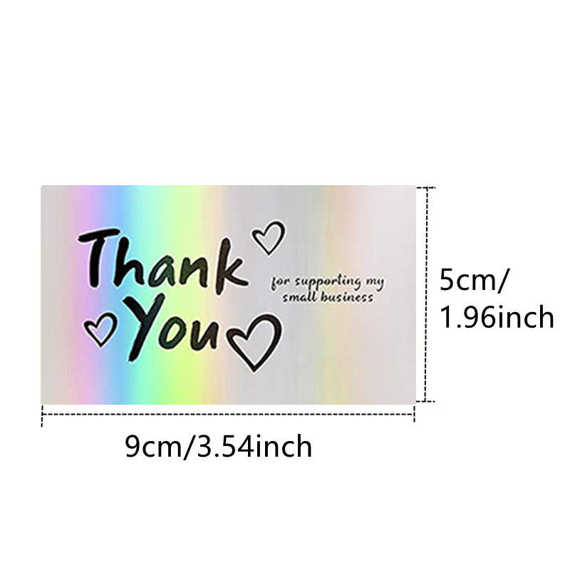 50 Feuillespack Laser carte cadeau holographique cadeau de salutation