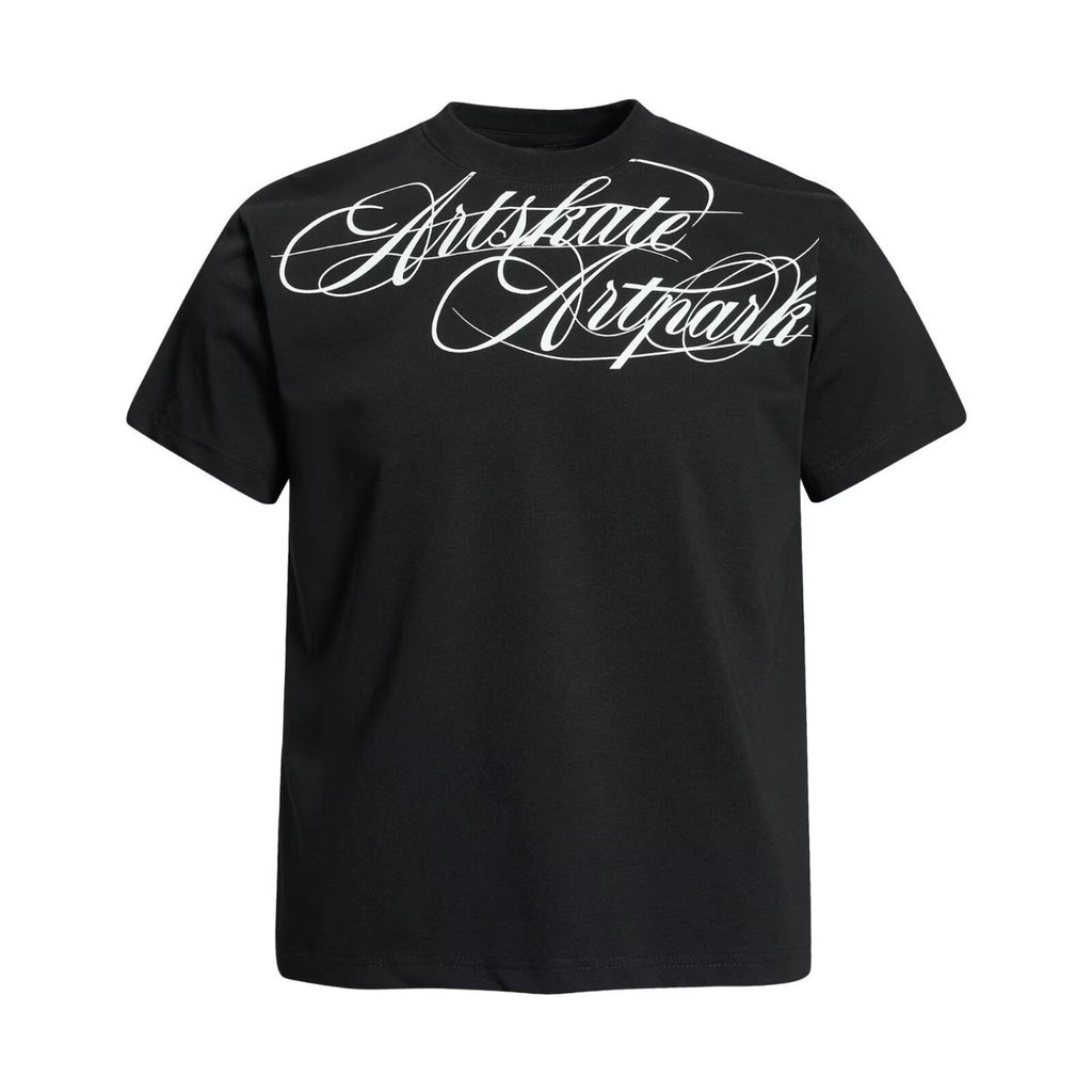 T-shirt manches courtes homme avec impression de lettre personnalisée
