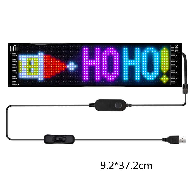 Programmable LED car sign LED advertising screen ultra-thin full color screen Custom