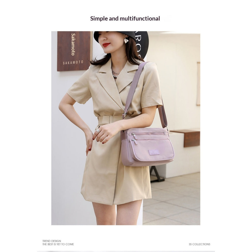 Commerce extérieur Sacs pour femmes Sac à épaule tendance Sac imperméable Sac en nylon Multi-Layer Crossbody