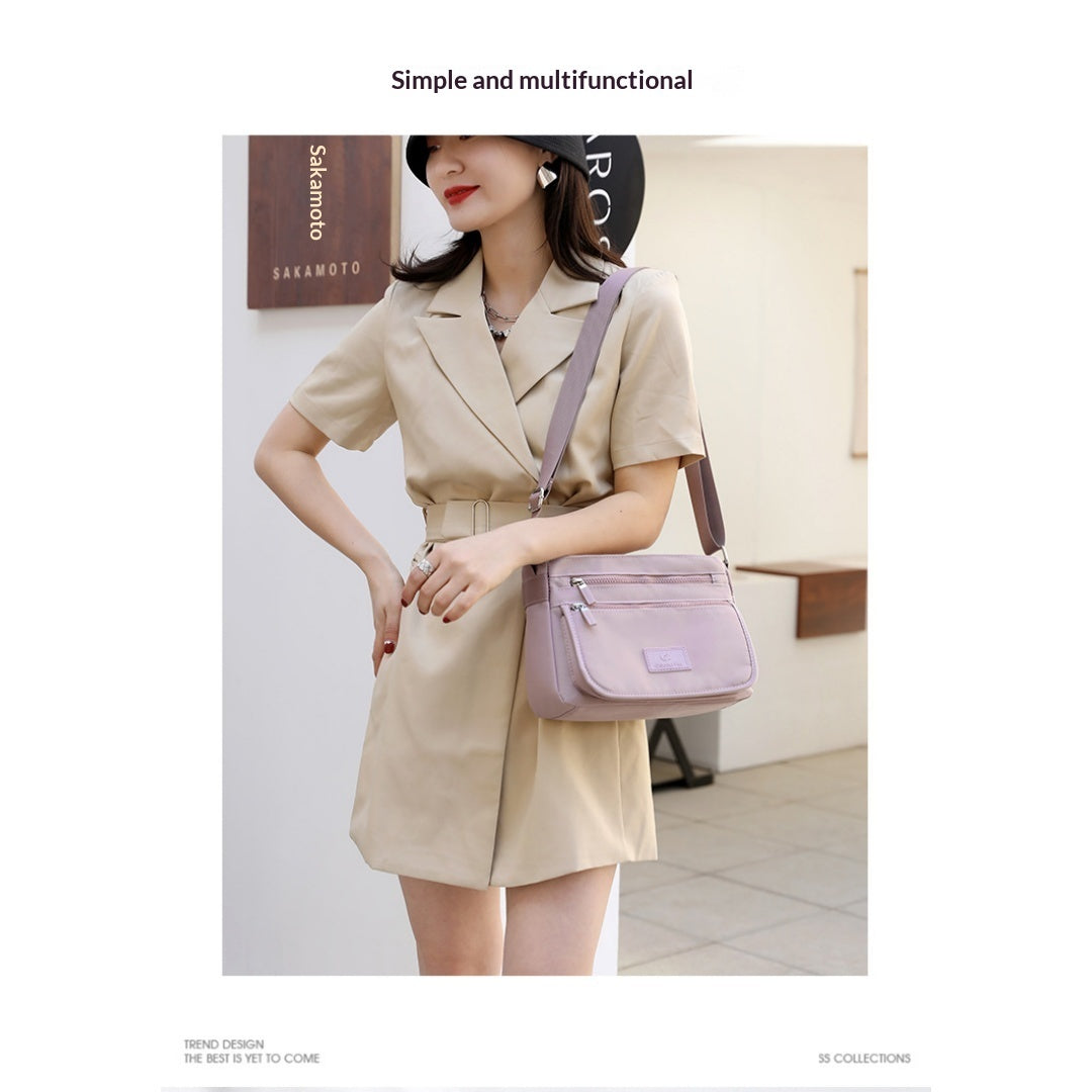 Commerce extérieur Sacs pour femmes Sac à épaule tendance Sac imperméable Sac en nylon Multi-Layer Crossbody