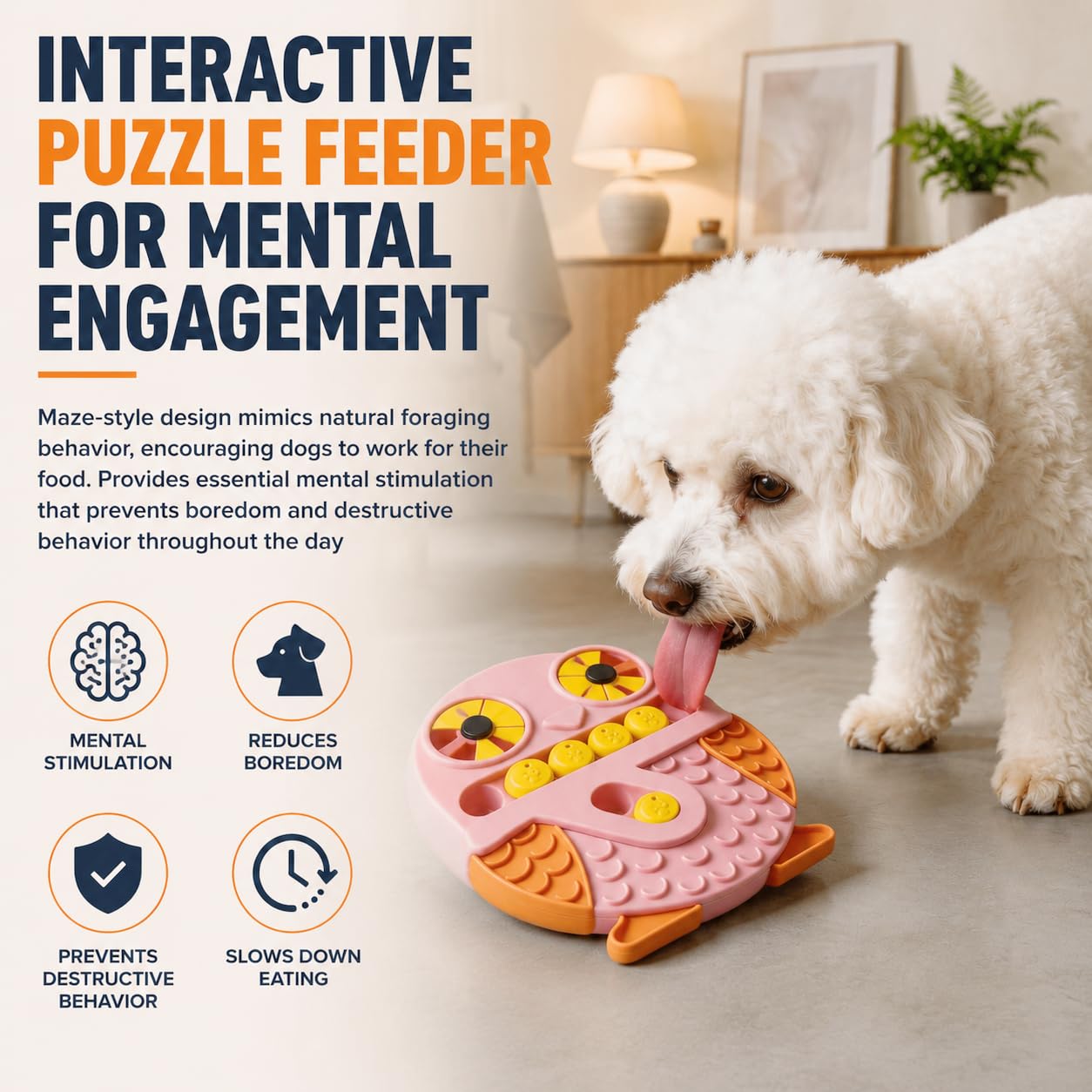 Lent Feeder Dog Bowl & Lick Mat
