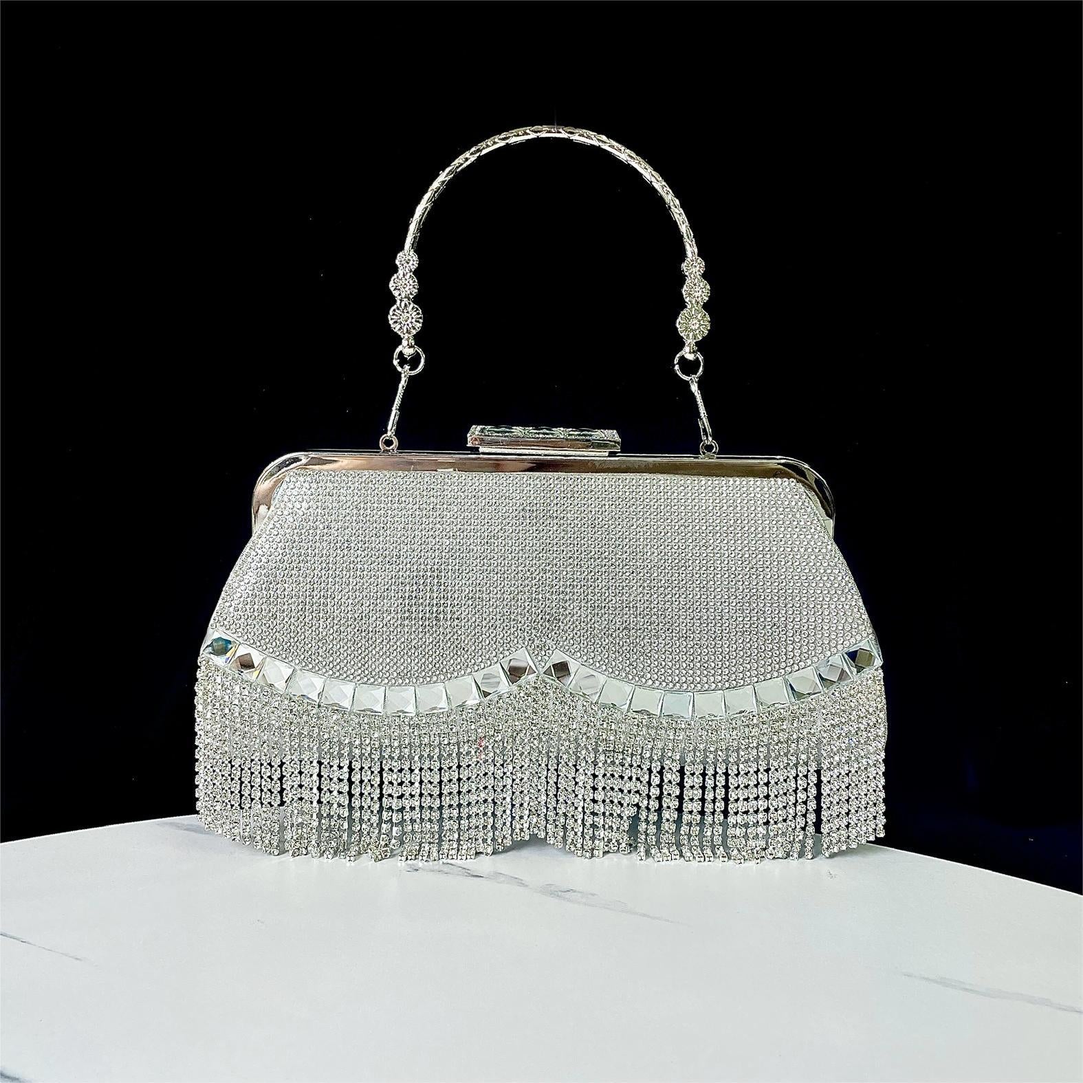 Tassel KTV Princess Dinner Robe Sac de banquet à bandoulière