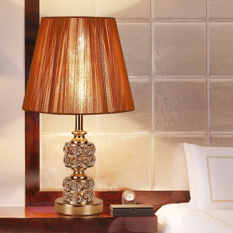 Lampe de table de chevet moderne minimaliste haut de gamme