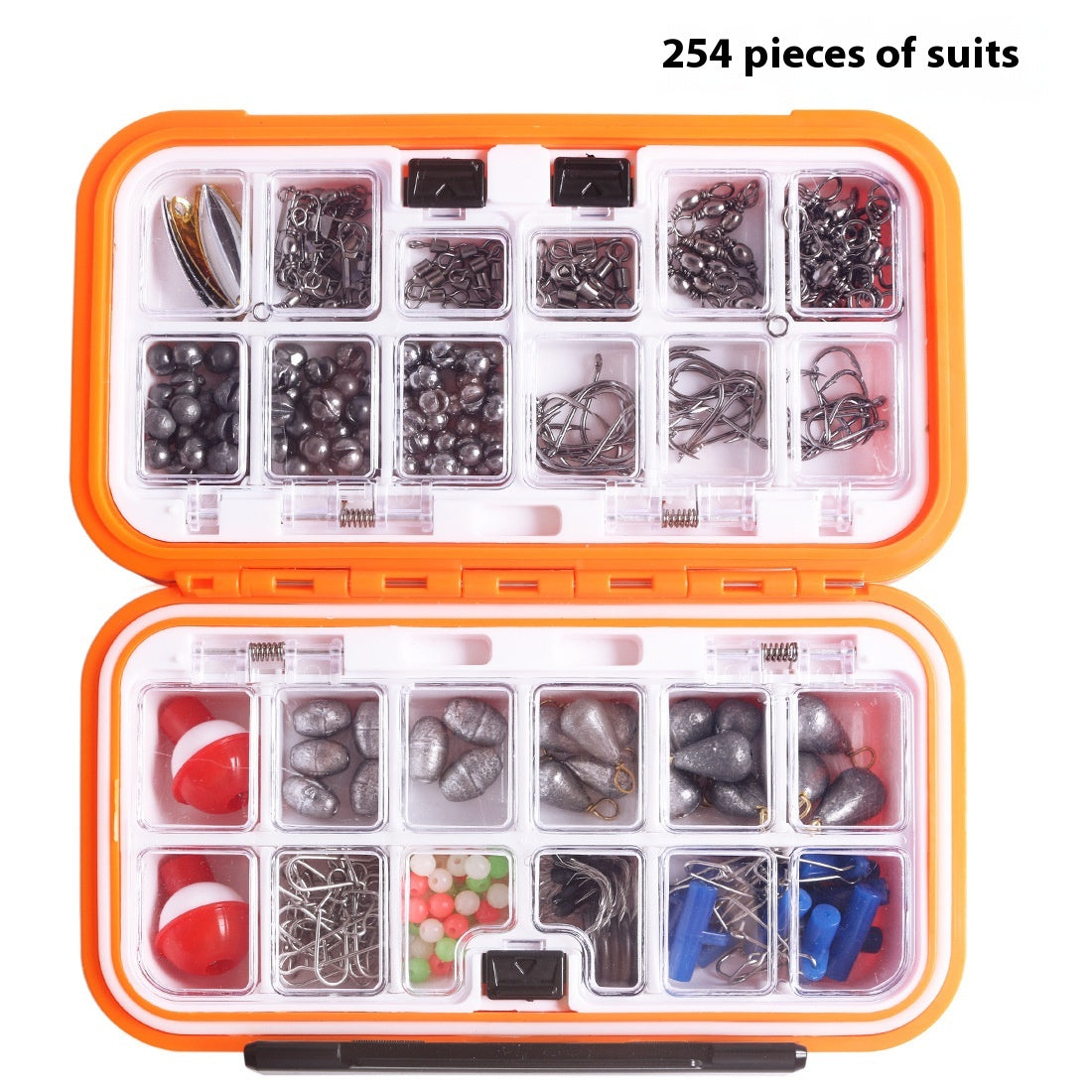 254 Pièces Imperméable Accessoires de pêche du Roche Combinaison