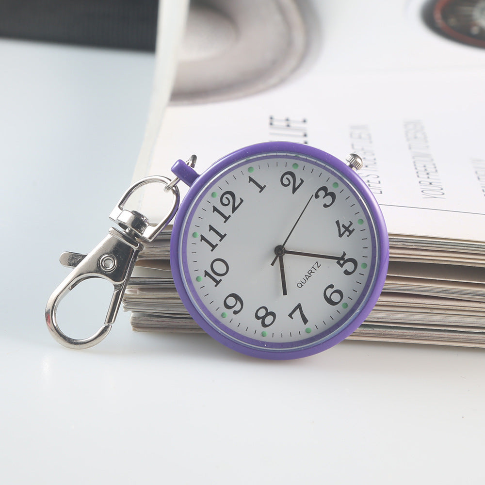 Effacer les chiffres Lumineux Montre porte-clés Pocket Watch