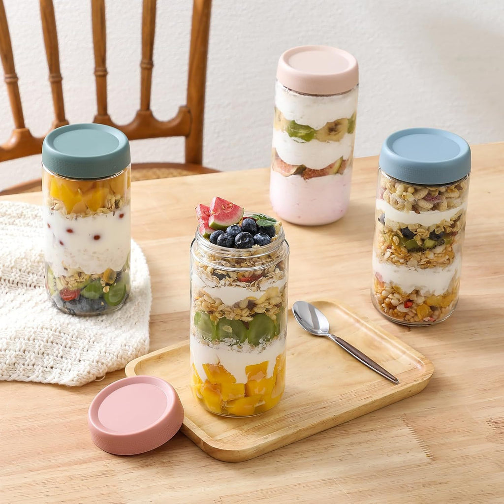 Boîte de rangement étanche à l'humidité en verre de 700ml