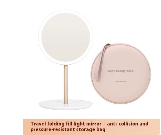Miroir de maquillage Muid Net Red Portable Led Table Top Dressing Miroir avec lumière