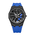 Montres rotatives Hommes Roue Hub Montres rotatives Quartz