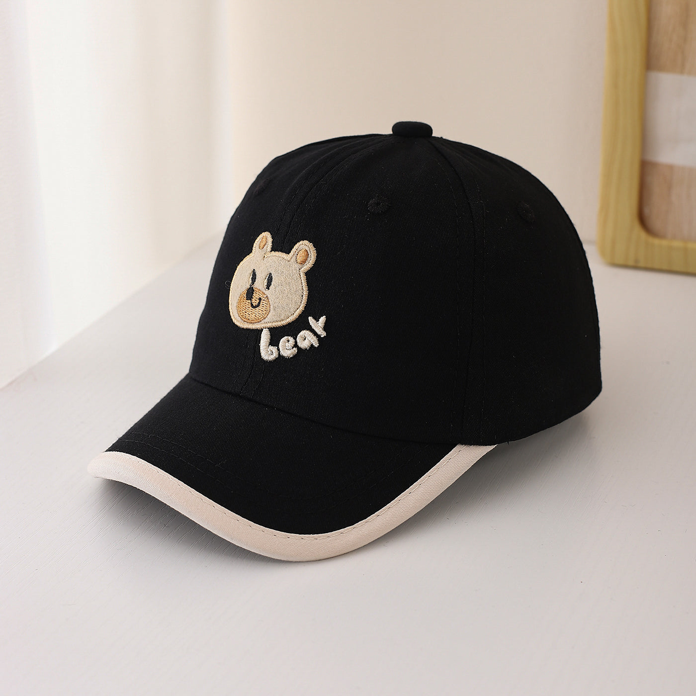 Broderie de lettres pour ours cartoon multicolore pour enfants Mignon réglable et V
