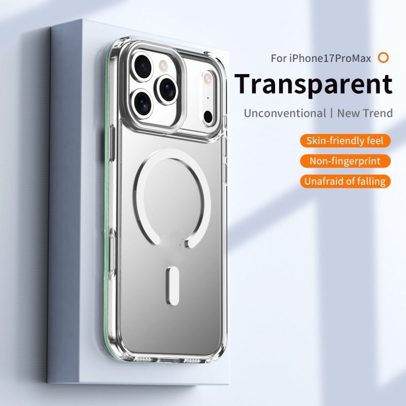 Shell magnétique adapté pour 17propromax boîtier de téléphone transparent