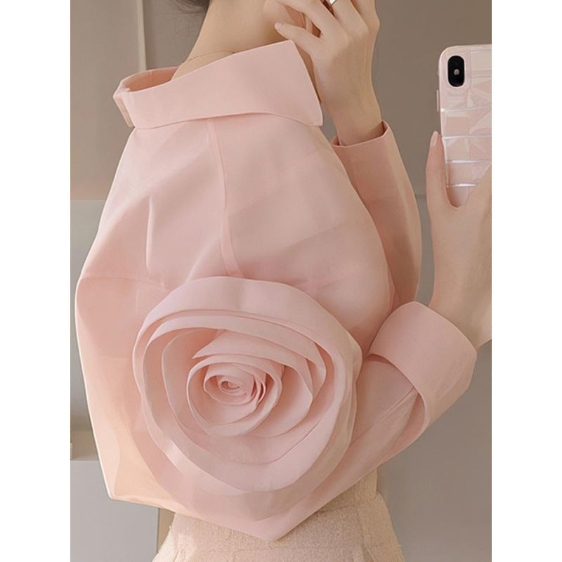 Femmes Style français Élégant Dopamine Top