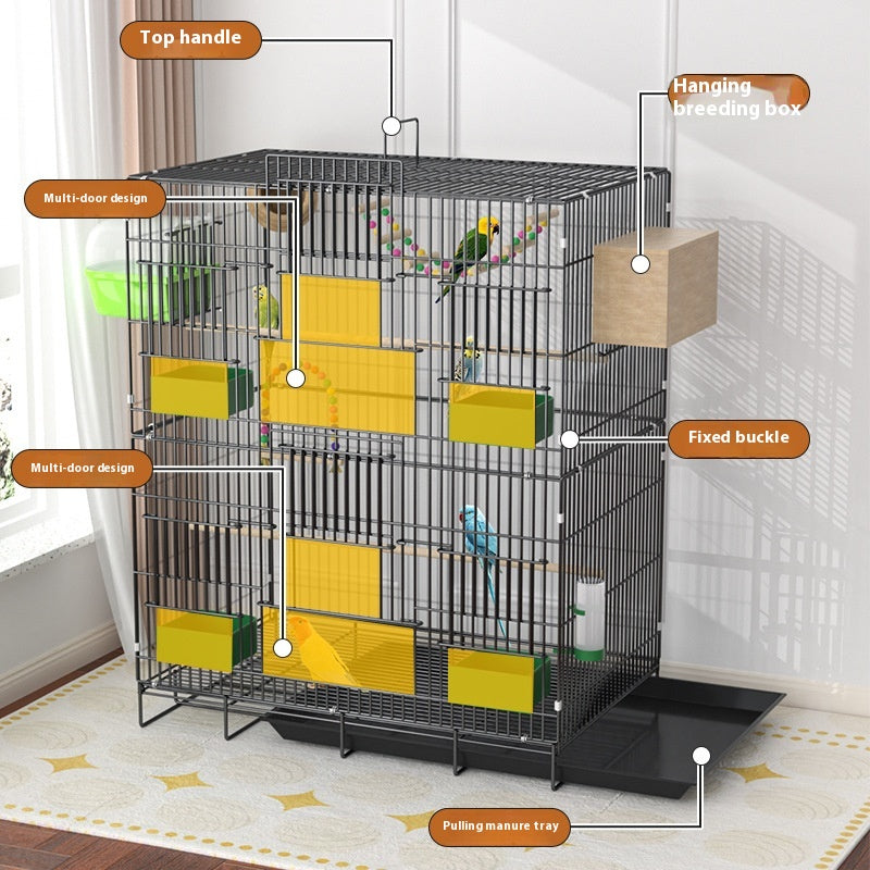 Accueil Mode Personnalité Cage d'oiseau double couche