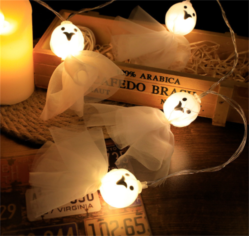 Halloween Battery Remote USB LED String Lights