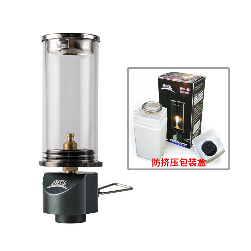 Outdoor Pas de lampe Bougie Wick Lampe Outdoor Camping Lumière Portable Éclairage Gaz Lampe à vapeur Te