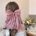 Grande Dentelle Blanc Accessoires capillaires de haute qualité Femme Tête de dos Coiffure de printemps
