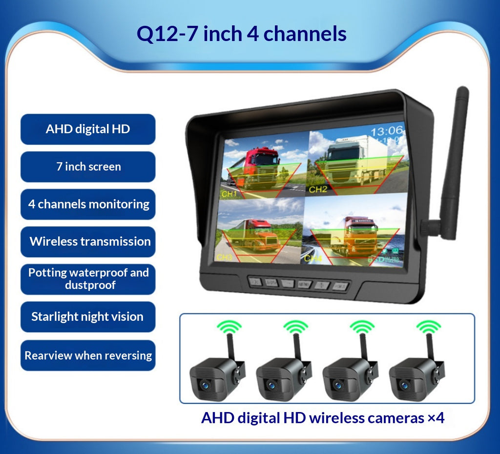 7-inch HD Night Vision Reversing Camera