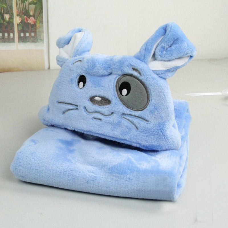 Serviette de bain à capuche pour bébé Couverture pour enfants douce et confortable