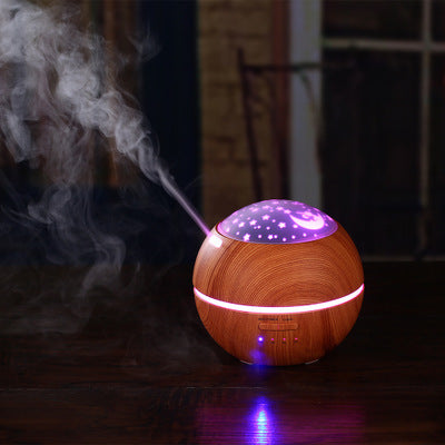 Mini Maison Diffuseur d'arôme de grain de bois Humidificateur
