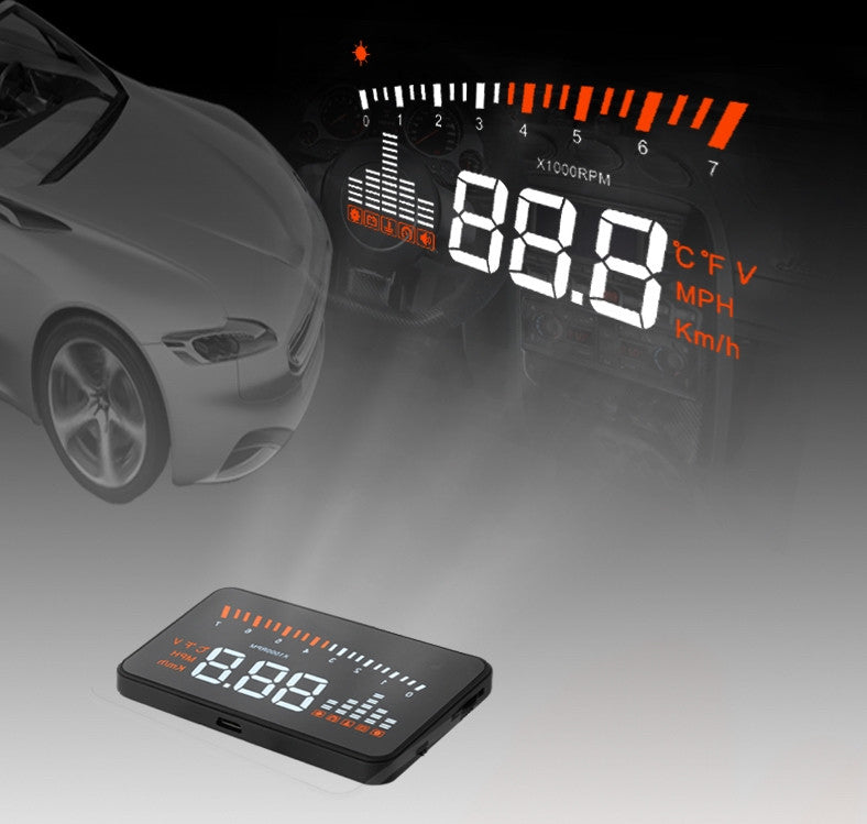 Affichage tête haute Automobile Universal Speed Digital Projector